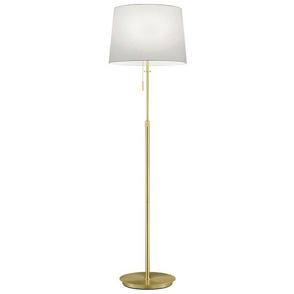 Podłogowa lampa sypialniana Lyon 409100308 złota biała