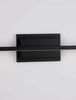 Minimalistyczna lampa ścienna HIDALGO LE42863 LED 28,5W czarna