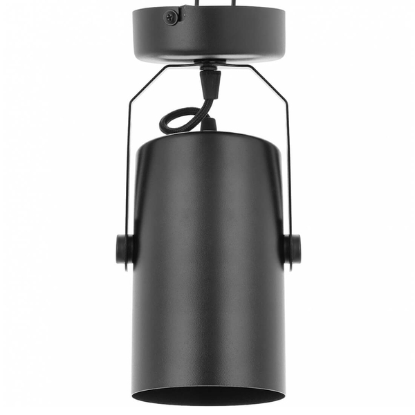LAMPA sufitowa 137623613219 TEAM metalowa OPRAWA regulowana spot reflektorek tuba czarna