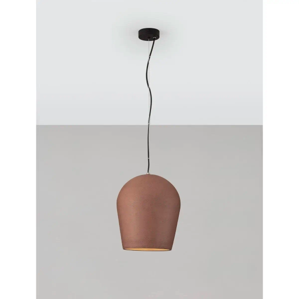 Łazienkowa owalna lampa PLONZIE LE45287 12W IP55 czerwony