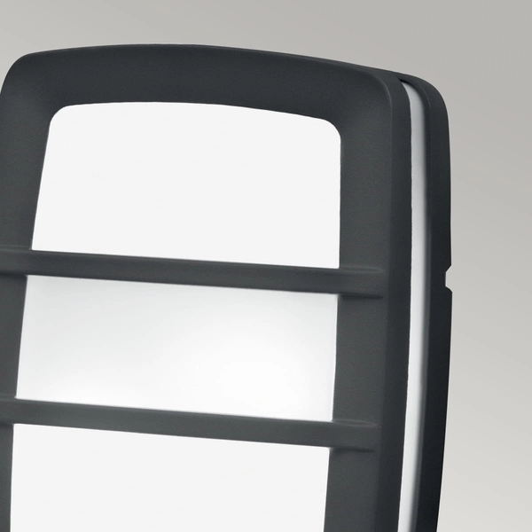 Minimalistyczny kinkiet ogrodowy SVEN-1W Elstead IP54 ramka grafit