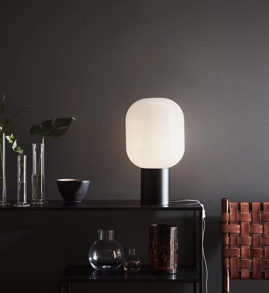 Nocna lampa sypialniana Brooklyn 107482 nowoczesna biała czarna