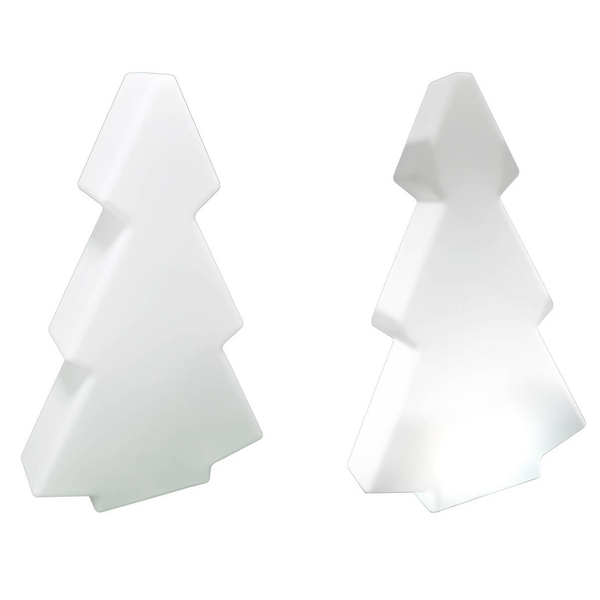 Lampa stojąca tarasowa X-Mass ES-CR021 Step LED 5W RGBW IP65 choineczka biała