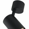 Regulowana LAMPA sufitowa Tuka Nero Orlicki Design metalowa OPRAWA spot tuba czarna