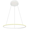 Wisząca LAMPA biurowa SLIM/000055/4000/W MDECO metalowa OPRAWA zwis LED 63W 4000K ring biały