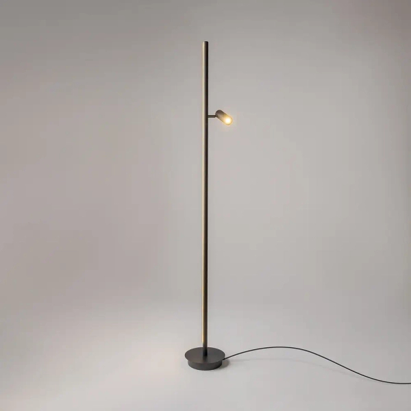 Ściemnialna stojąca lampa Thin MOD395FL-L28B3K LED 14W 3000K czarna