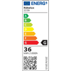 Ledowa lampa sufitowa Pallas LED 36W 4000K nad łóżko chrom biała
