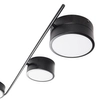 Salonowa lampa sufitowo-wisząca ZUMAIA C0250 Maxlight LED 32W 3000K okręgi czarny 