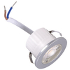 Sufitowa LAMPA wpust FIN LED C 03871 Ideus łazienkowa OPRAWA okrągła LED 3W 4000K minimalistyczna IP44 srebrna