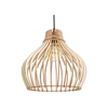 Ekologiczna lampa wisząca Bareel 137623619891 drewniany zwis skandynawski
