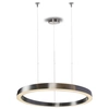 Ring podwieszany modern Circle ST-8848-120 nickel LED 124W 3000K nad stół nikiel