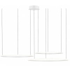 Wisząca lampa ringowa biała LED 93W 3000K pierścienie nad stół SLD/000022/3000/W/L