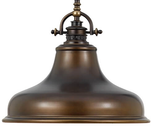 Kuchenna lampa wisząca QZ-EMERY-P-M-PN metalowa brąz