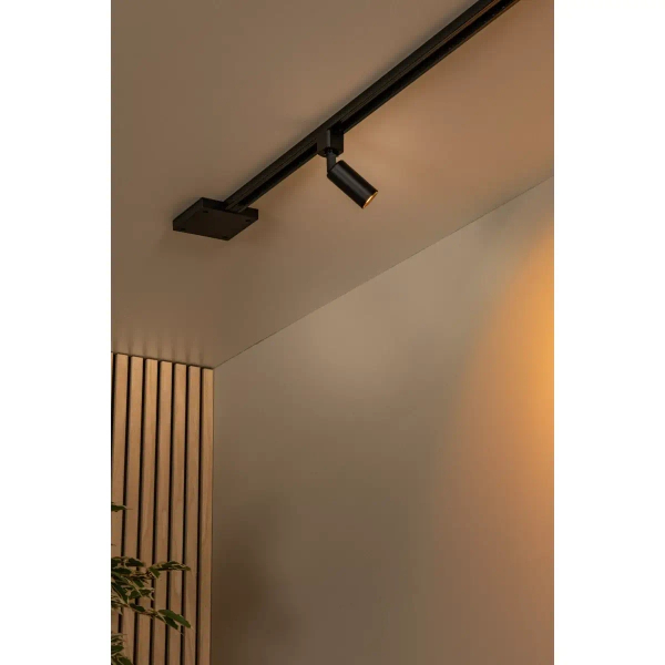 Jednoobwodowa lampa sufitowa do systemu szynowego RITMO 09960/01/30 czarna