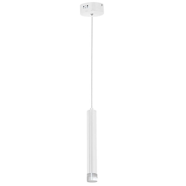 LAMPA wisząca ALBA ML188 Milagro metalowa OPRAWA zwis LED 5W 4000K sopel tuba biała