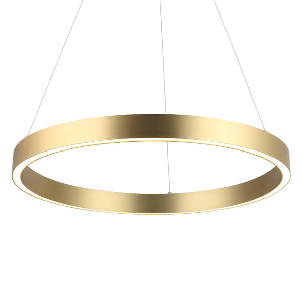 Wisząca lampa LED Midway LP-033/1P Light Prestige do salonu 3000K 35W złota