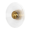 Szklana lampa ścienna Onda MSE1501100146 Moosee LED 9W 3000K retro złota