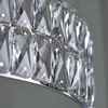 Kryształowa lampa wisząca Verina 76513 Endon LED 5W 3000K okrąg przezroczysty chrom