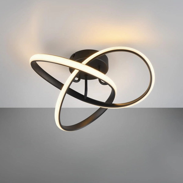 Nowoczesna lampa przysufitowa AZELRIA DL132-62101 LED 15W 3000K czarny