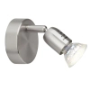 Kinkiet ścienny metalowy Loona G28810/13 regulowana srebrny
