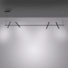 Lampa wisząca PURE-TUTUA czarna LED 28W 3000K do salonu nad stół tuby 2024-18