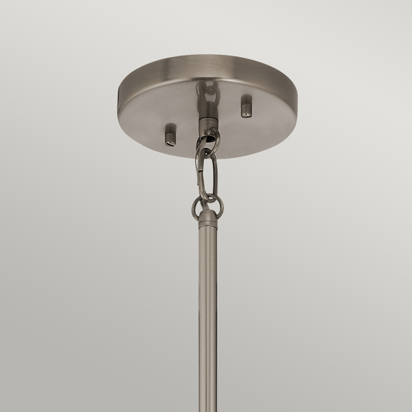 Lampa wisząca świecznikowa QN-KARLEE3 łezka srebrna