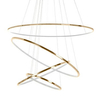 Wisząca lampa pierścienie z pilotem Ring Slim MSE1501100162 Moosee LED 88W 3000K złote