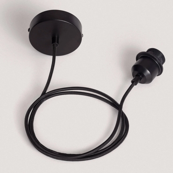 Zwisająca lampa do jadalni Boho ABR-LWNRR Abruzzo eco naturalna beżowa