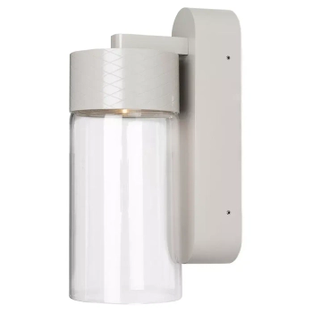 Szklana lampa ścienna FUSION W0411 LED 7W 3000K tuba szara