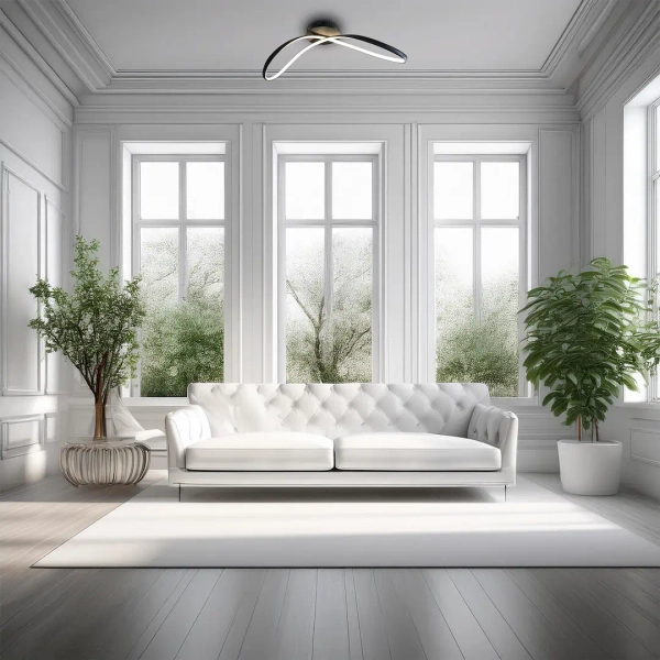 Loftowa lampa sufitowa INFINITY ML1574 LED 21W 4000K do jadalni czarny