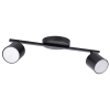 Lampa sufitowa natynkowa Mila 2 41341 do jadalni tuby czarny