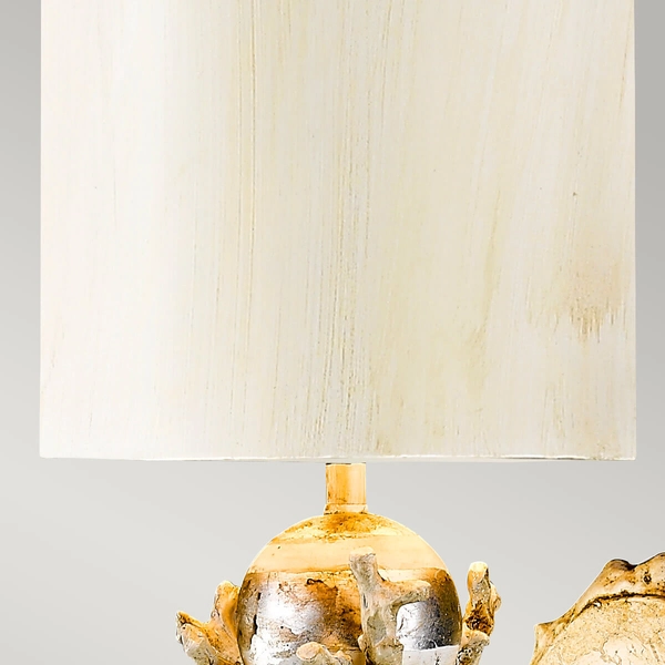 Dekoracyjny kinkiet do pokoju Trellis FB-TRELLIS1 Elstead beżowy srebrny