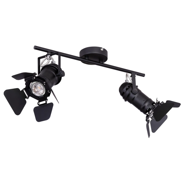 Regulowana lampa sufitowa retro EGON 54650-2B czarny