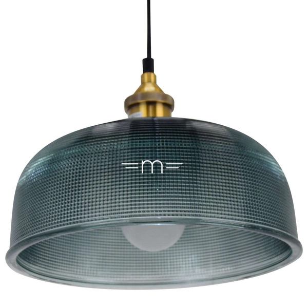 LAMPA wisząca DAVIDE MDM-2916/1 BL Italux szklana OPRAWA zwis niebieski