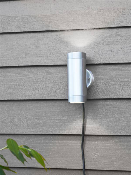 Ogrodowa lampa ścienna Garden okrągła LED 3W 3000K aluminium