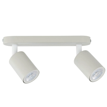 Sufitowa lampa do jadalni Livia 10239 podwójna tubki regulowana beżowa