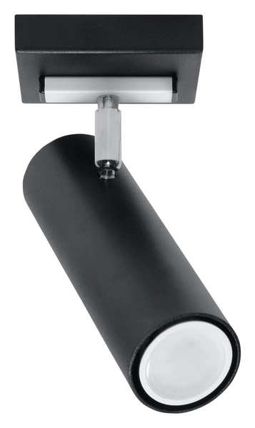 Reflektorek LAMPA sufitowa Direzione SL.0499 Sollux metalowa OPRAWA regulowany SPOT tuba czarna
