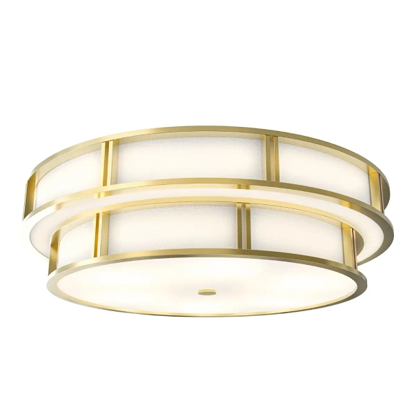 Sufitowy okrągły plafon do kuchni Piano PL Old Gold 80 OR85754 złoty