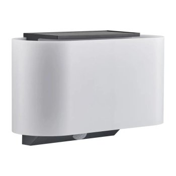 Solarna lampa ścienna Piola 2418051001 LED 5W 3000K IP44 biała