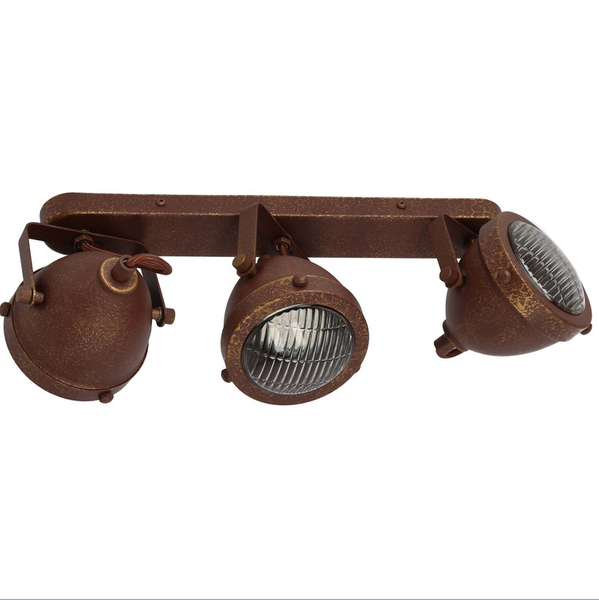 Regulowana LAMPA sufitowa FRODO 93-71088 Candellux metalowa OPRAWA kinkiet reflektorki rustykalne rdzawe