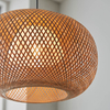Ratanowa lampa wisząca Bali 101572 boho beżowy czarny