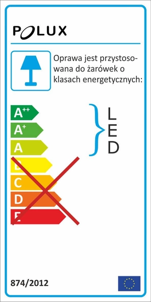 Zewnętrzna LAMPA wisząca ULSA 311627 Polux metalowa OPRAWA outdoor ZWIS kula na łańcuchu IP44 czarna biała