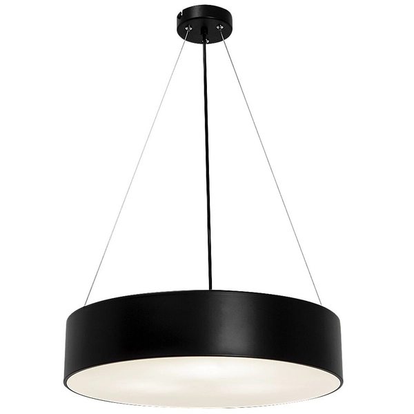 Minimalistyczna LAMPA wisząca RENATA 5082 Rabalux okrągły metalowy ZWIS nowoczesny czarny