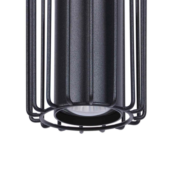 Lampa wisząca Falcon K-4931 tuby na listwie czarne