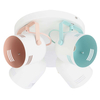 Sufitowa LAMPA plafon MINUET 7014 Rabalux regulowana OPRAWA pastelowe reflektorki kolorowa