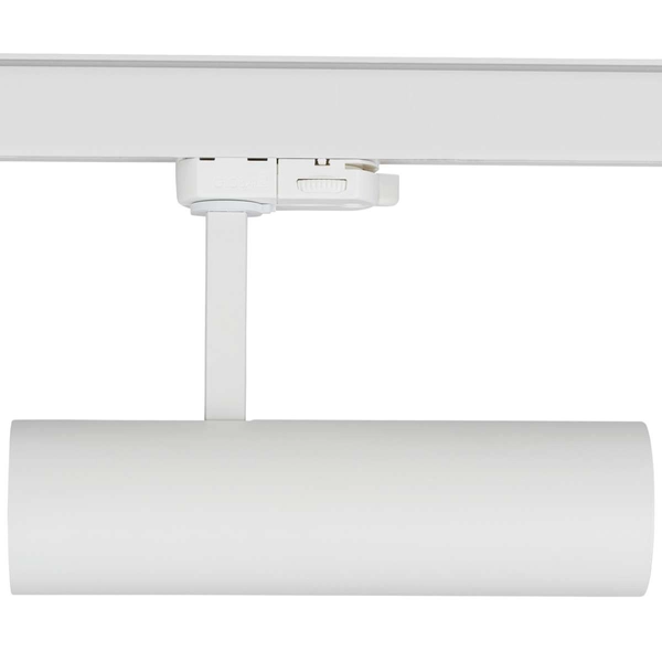 LAMPA sufitowa MILO 8766 Nowodvorski metalowa OPRAWA tuba LED 15W 3000K do systemu szynowego 3 - fazowego regulowana biała