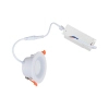 Minimalistyczny plafon HELIOS H0144 biały okrągły LED 6W 2200-6000K