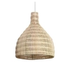 Lampa wisząca Boho ABR-LW8-BH-E27 Abruzzo ratan nad stół beżowa