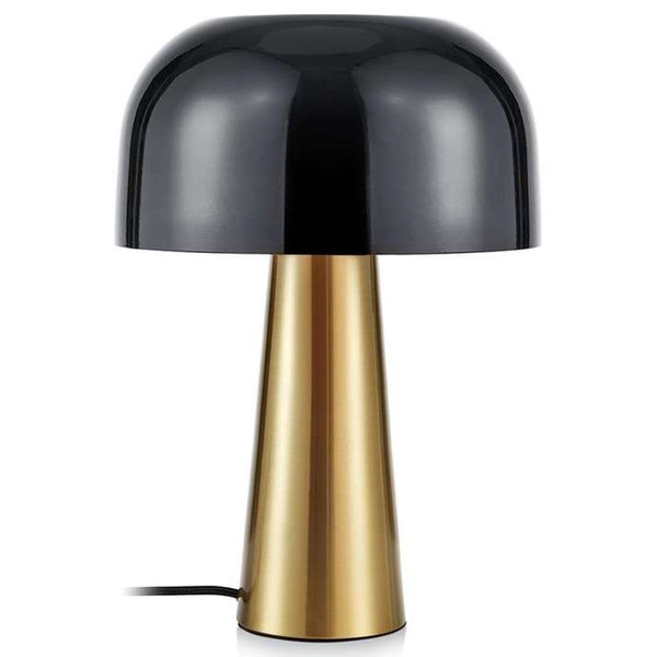 Nocna LAMPKA stołowa BLANCA 107934 Markslojd stojąca LAMPA biurkowa grzybek brąz czarny