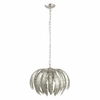 Designerska lampa wisząca do jadalni srebrna Delphine OUTLET